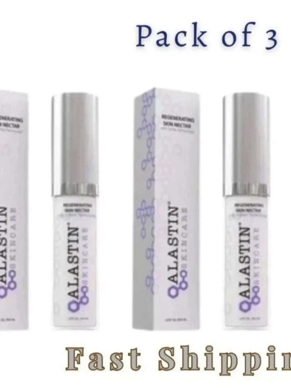 3 Pack Alastin Skincare Regenerating Skin Nectar ( 1 fl oz / 29.6 ml) NEW IN BOX